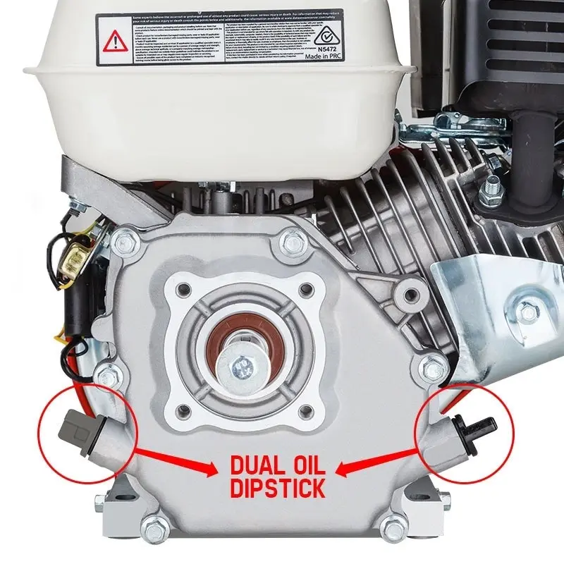 Baumr-AG 7HP Petrol Stationary Engine OHV Motor 4-Stroke Horizontal Shaft Replacement