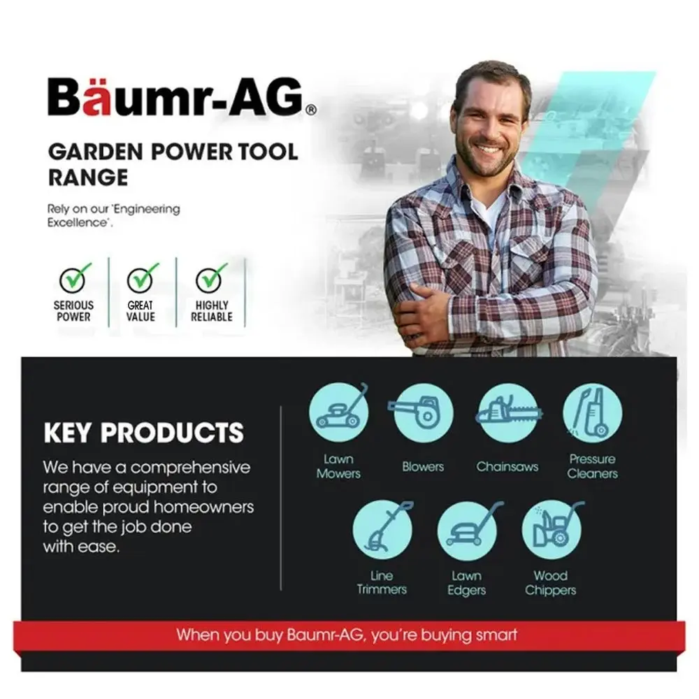 Baumr-AG 2000W Electric Chainsaw, 16 Inch Oregon Bar and Chain