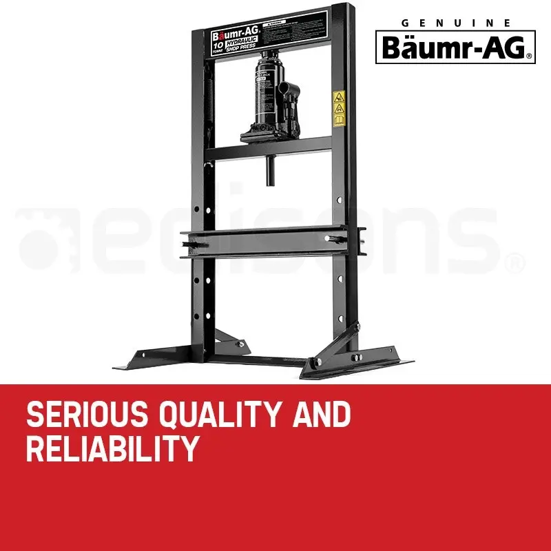 Baumr-AG 10 Tonne Hydraulic Shop Press Workshop Jack Bending Stand H-Frame