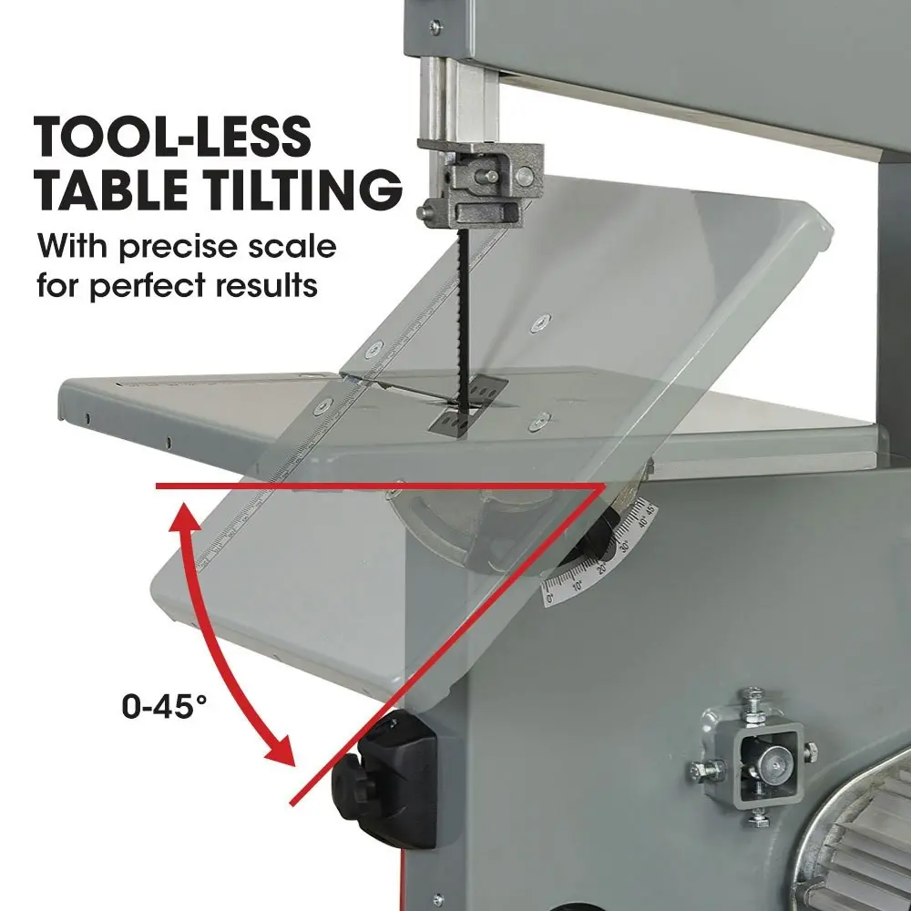 Baumr-AG 500W Wood Bandsaw, Benchtop, 115mm Cutting Depth (BS40)