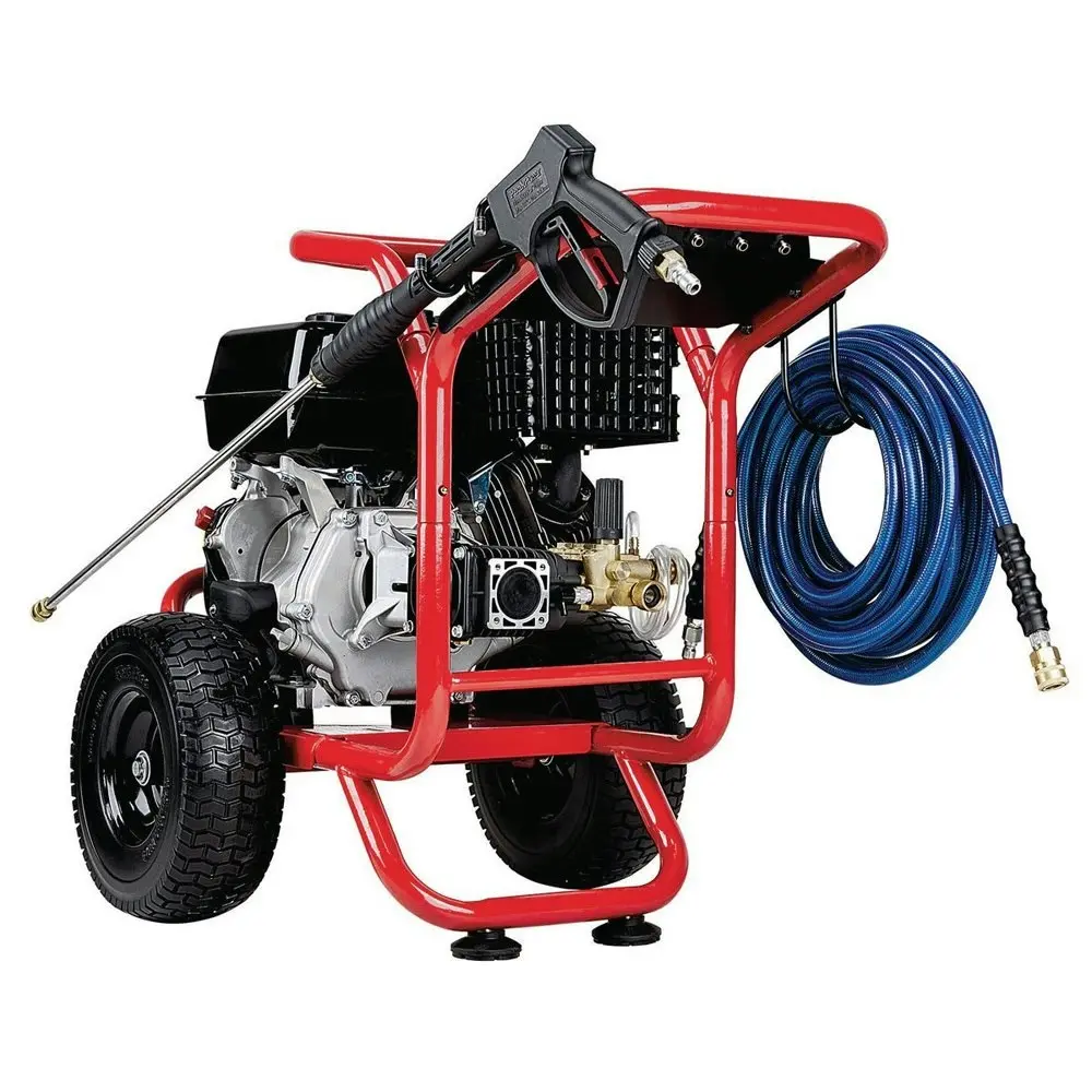 Jet-USA Commercial High Pressure Washer, 4400PSI 420cc 13HP, Italian AR Pump, Petrol Powered Water Cleaner w/ 15m Hose