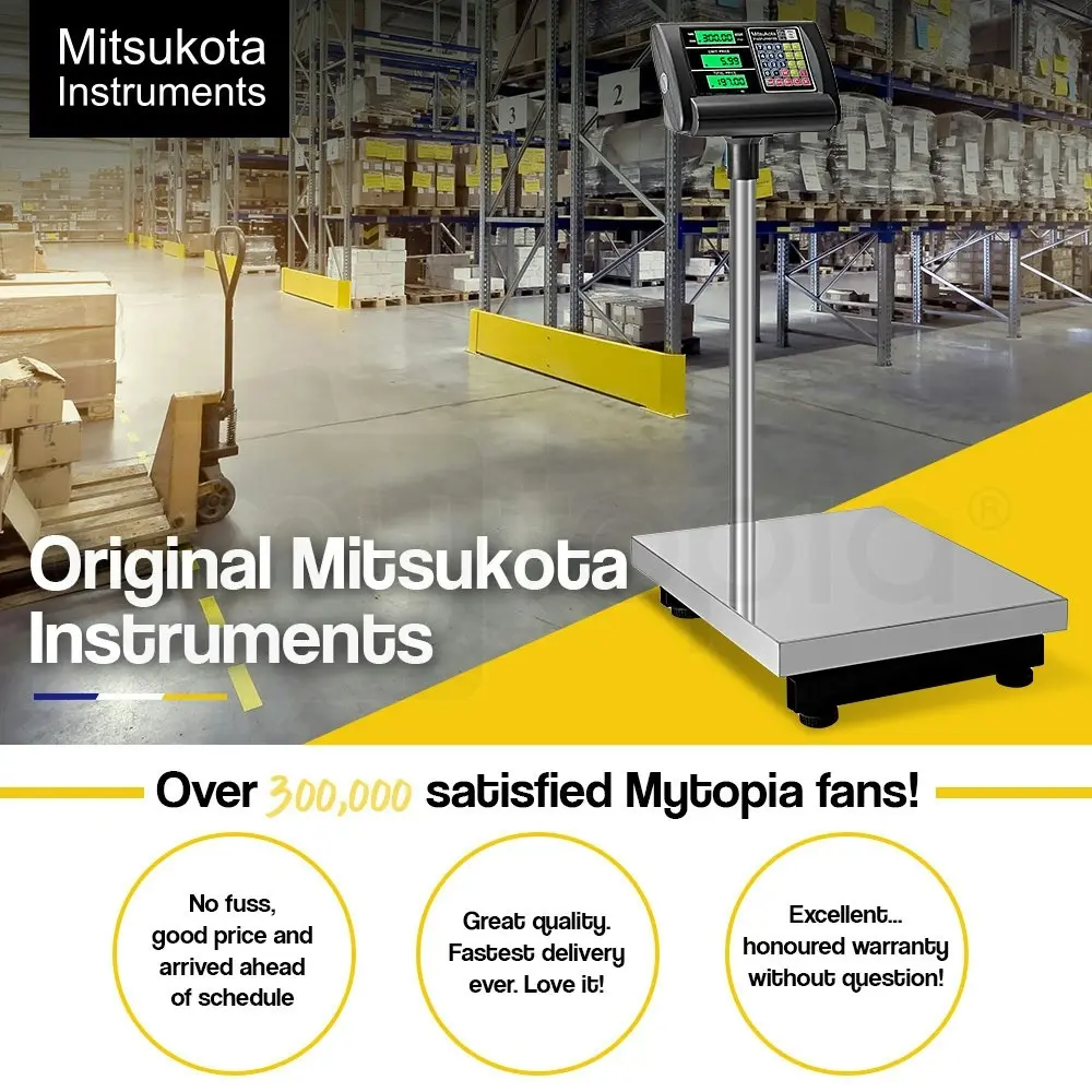 Mitsukota 300KG Electronic Digital Platform Scales Postal Market Shop Scale