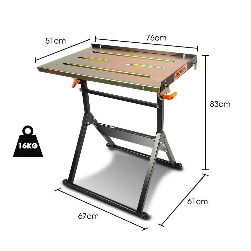 Rossi 150kg Capacity Angle Adjustable Welding Table