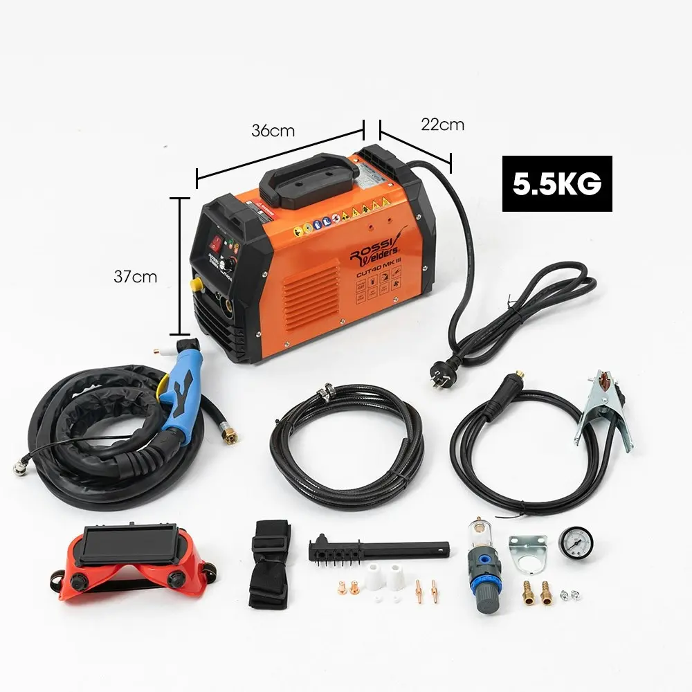 Rossi 40 Amp Plasma Cutter, Portable Oxy Torch Welder Cutting Machine, 15A Plug