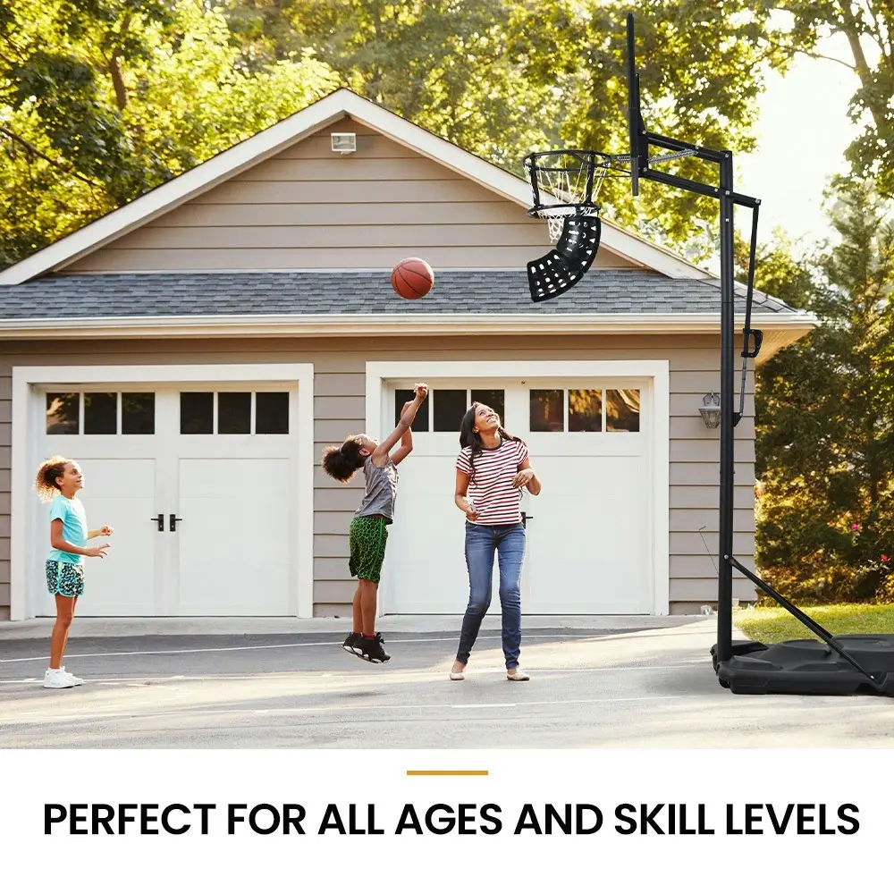 Dr. Dunk Basketball Return System, with 360 Degree Universal Attachment