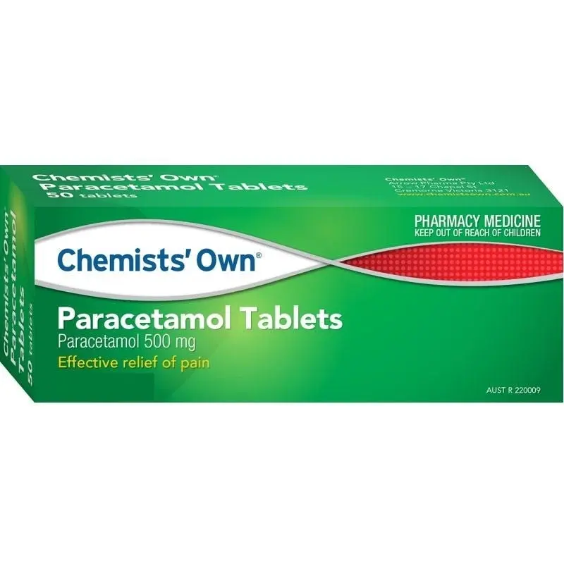 Chemists' Own Paracetamol 100 Tablets (Generic of Panadol)