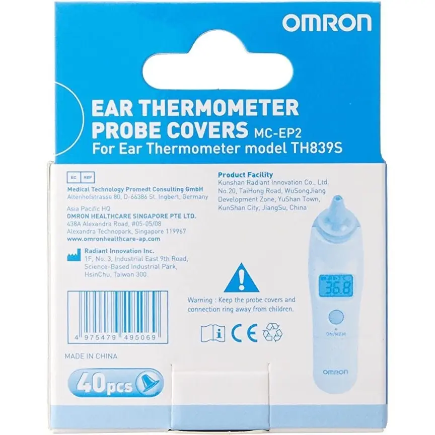 Omron TH839S/40 Probe Covers (for TH839S)- 40 pcs