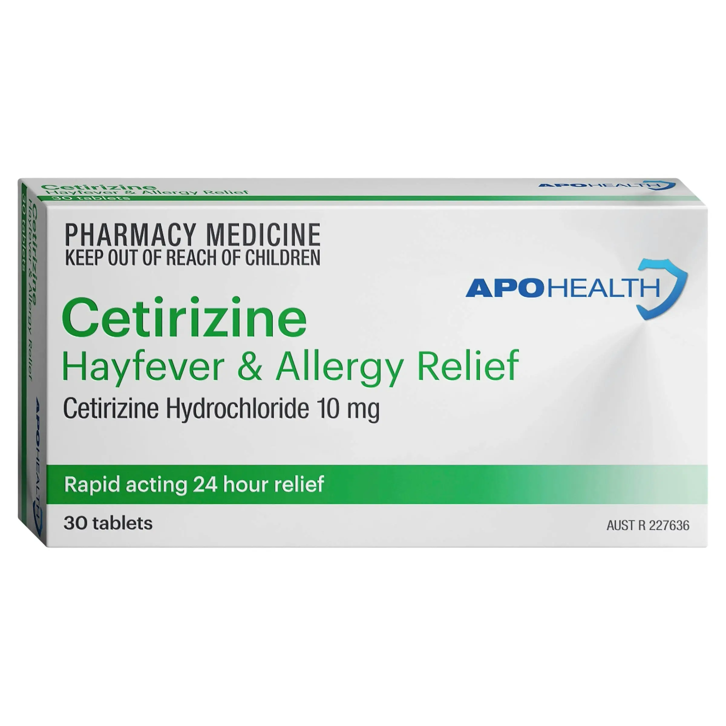 Apohealth Cetirizine Hayfever & Allergy 30 Tablets