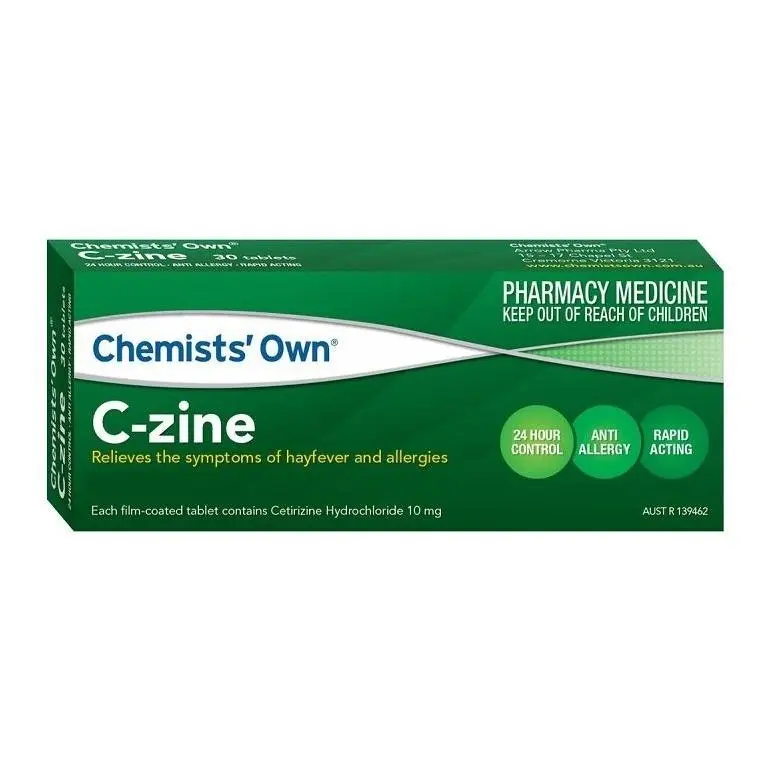 Chemists' Own C-Zine 10mg 50 Tablets (Generic for Zyrtec)