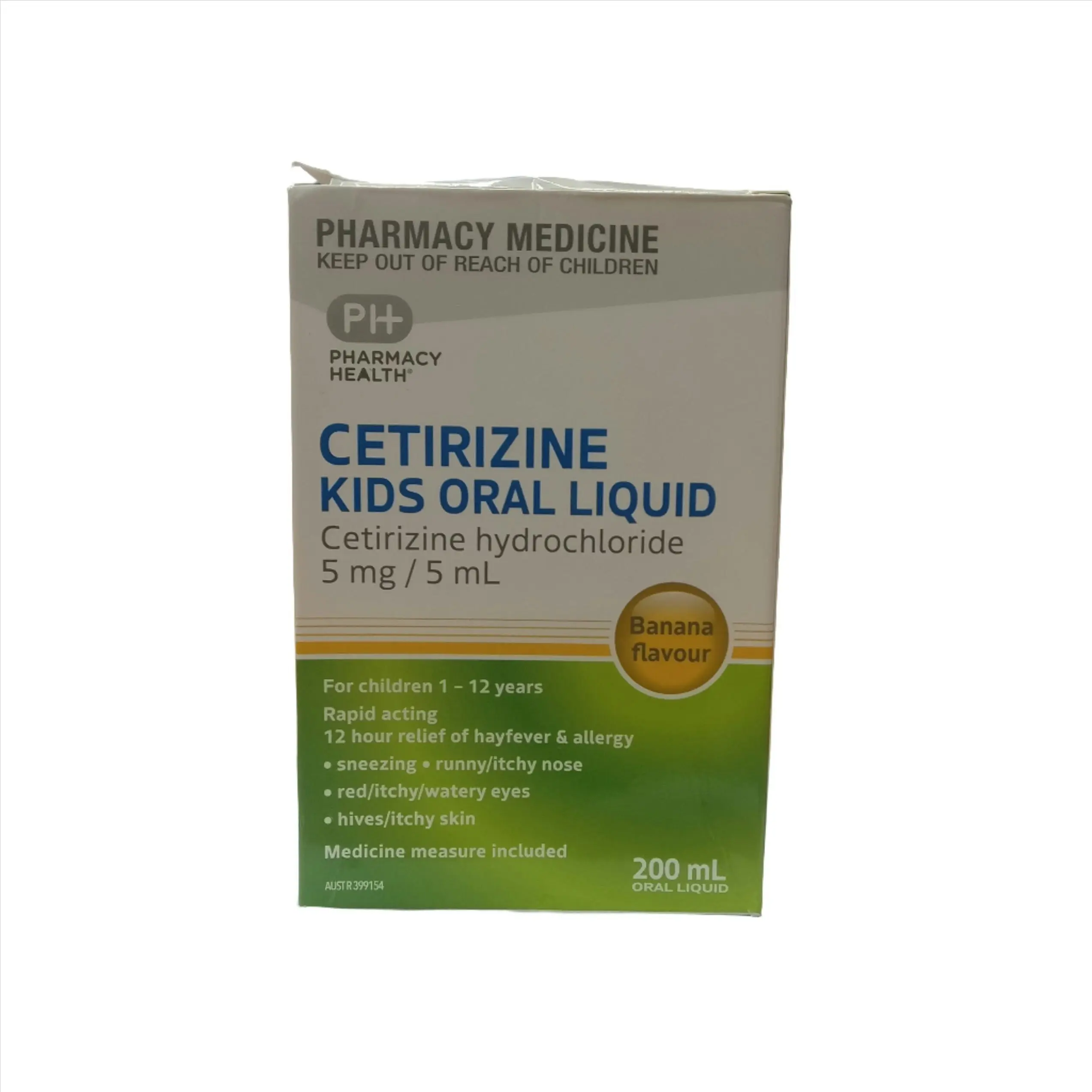 Pharmacy Health Cetirizine oral liquid 200ML