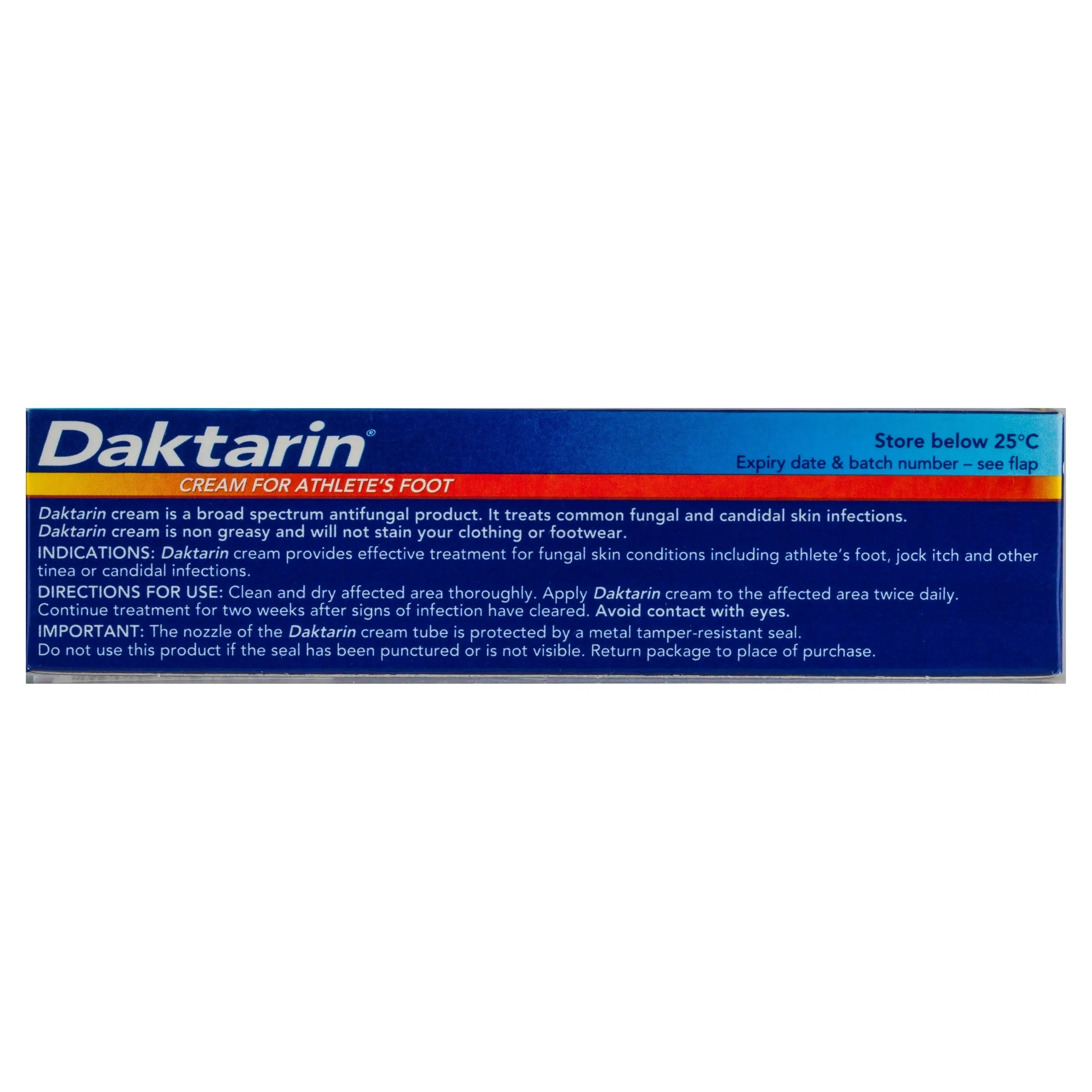 Daktarin Cream for Athlete's Foot 30g