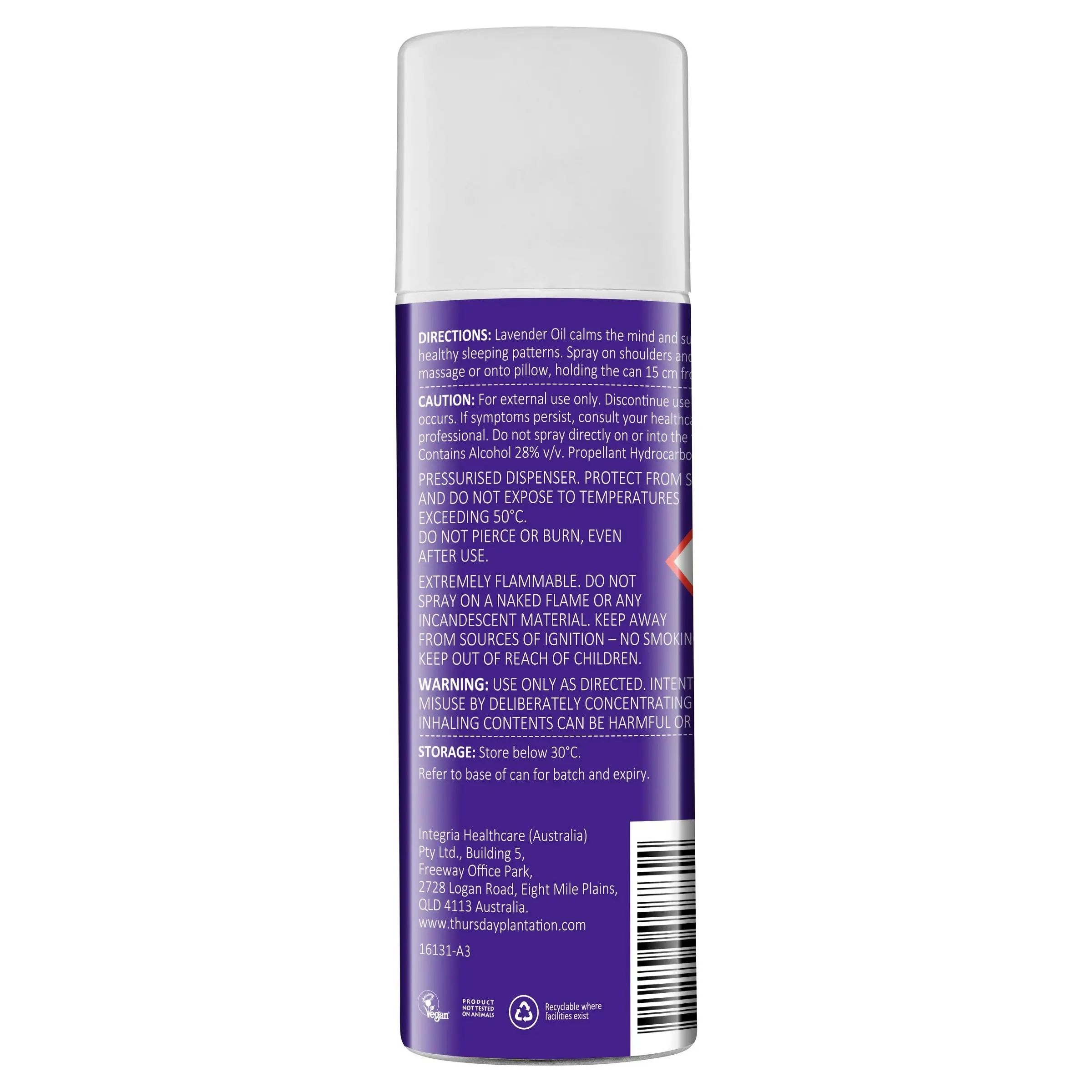 Thursday Plantation Lavender Spray 140g