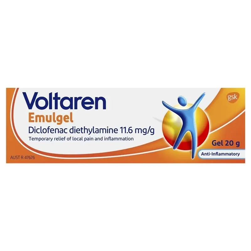 Voltaren Emulgel, Muscle and Back Pain Relief 20 g