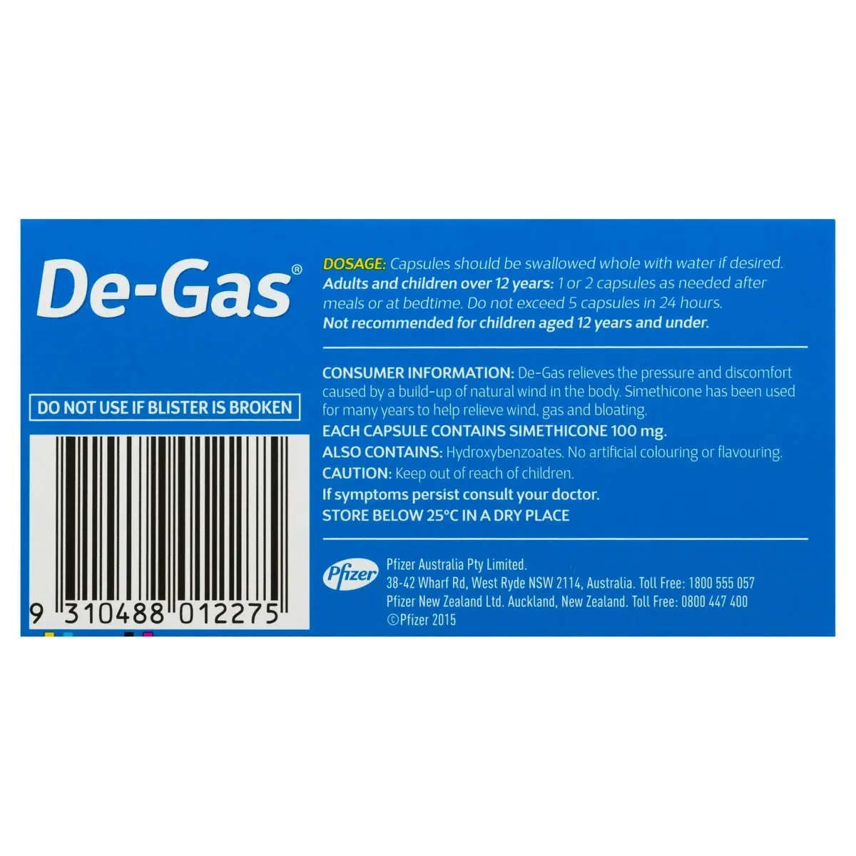 De Gas 48 Capsules