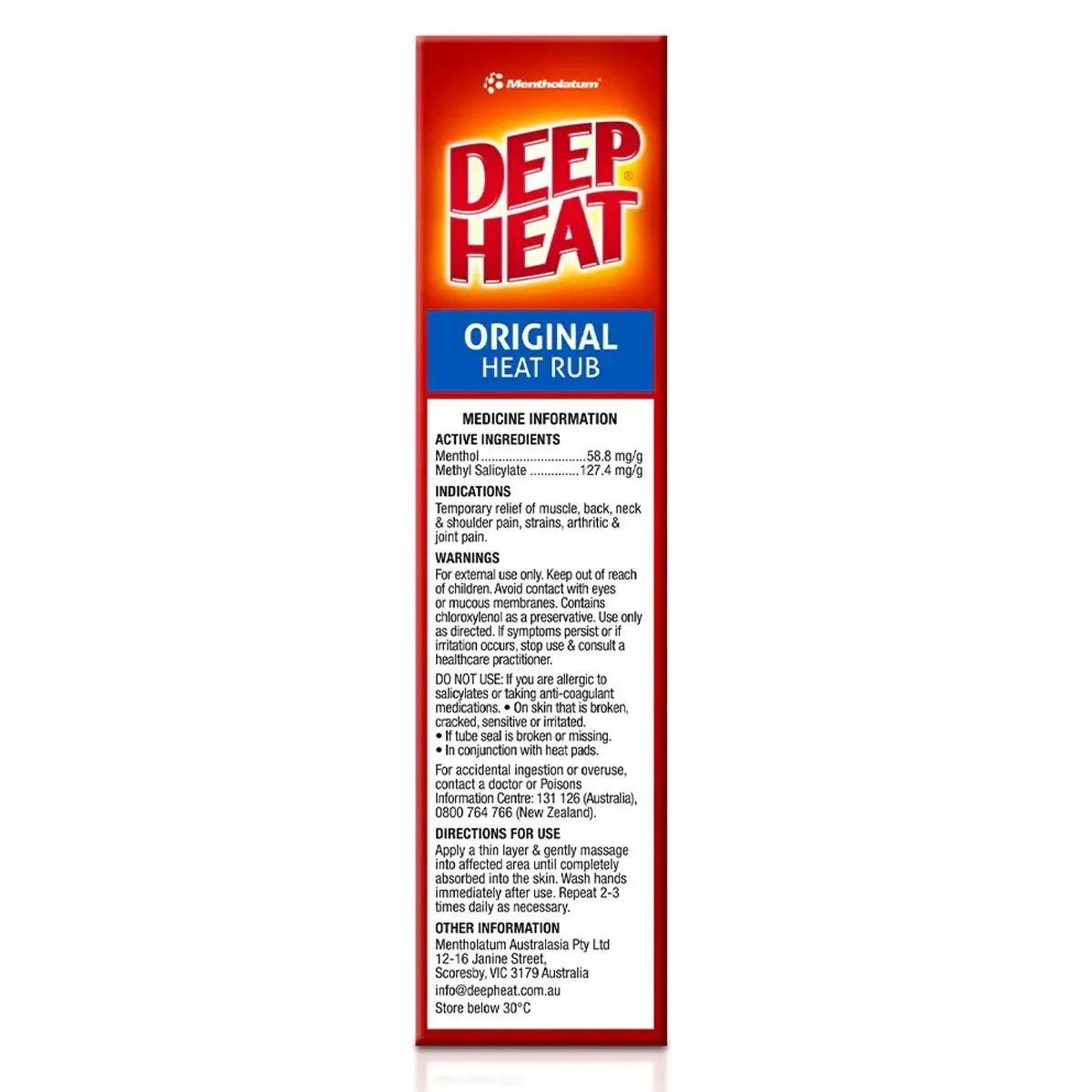 Deep Heat Regular Relief cream 140g