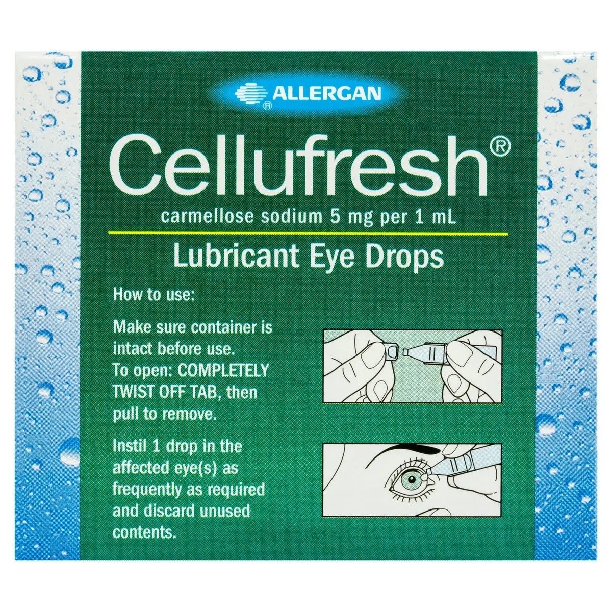 CELLUFRESH Eye Drops 30 X 0.4ml Vials