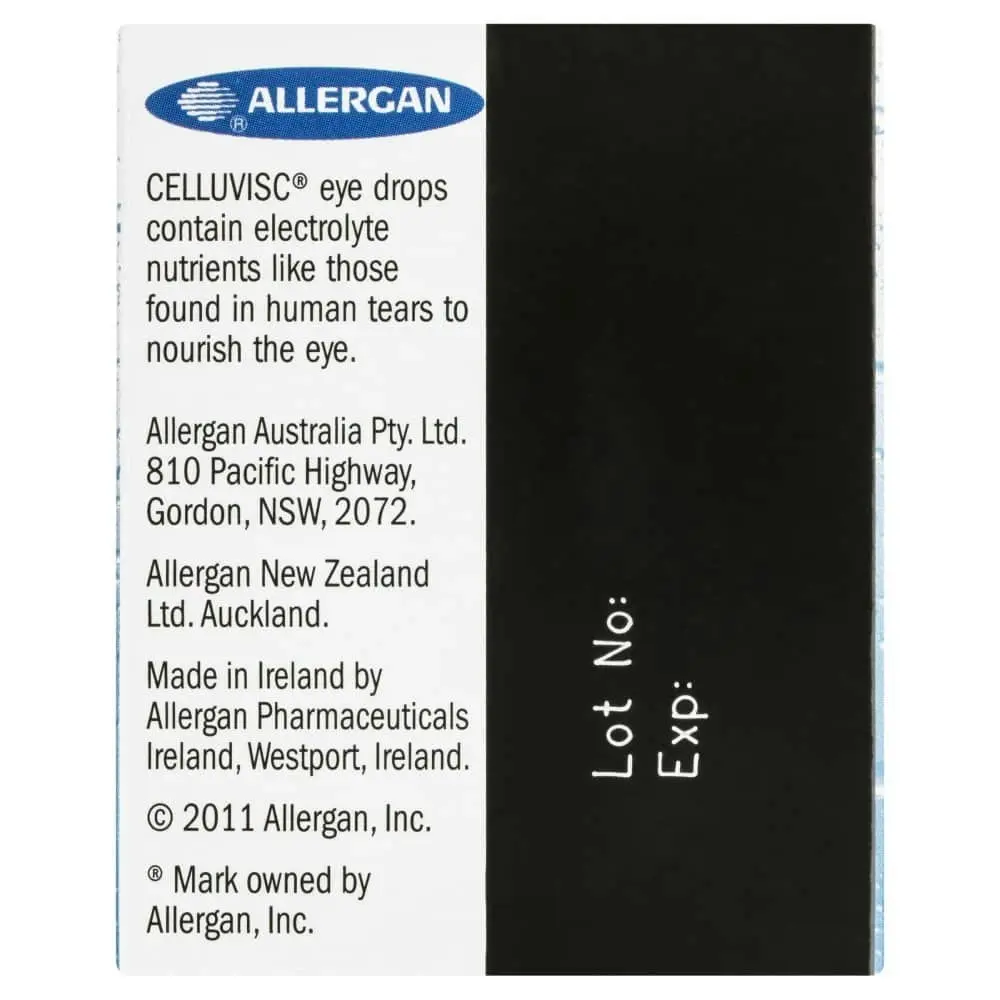 CELLUVISC Eye Drops 30x0.4ml Vials