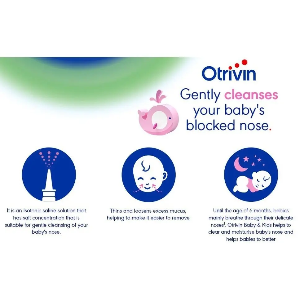 Otrivin Baby & Kids Natural Nasal Spray 15ml