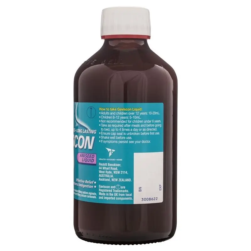 Gaviscon Aniseed Liquid Heartburn & Indigestion Relief 600ml