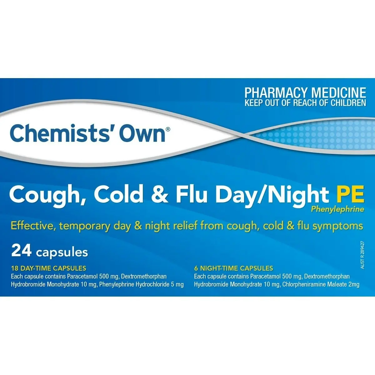 Chemists' Own Cough, Cold & Flu Day & Night PE 24 Caps