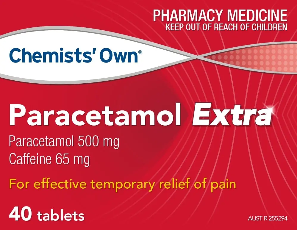 Chemists' Own Paracetamol Extra 40 Tablets (Generic of Panadol Extra)