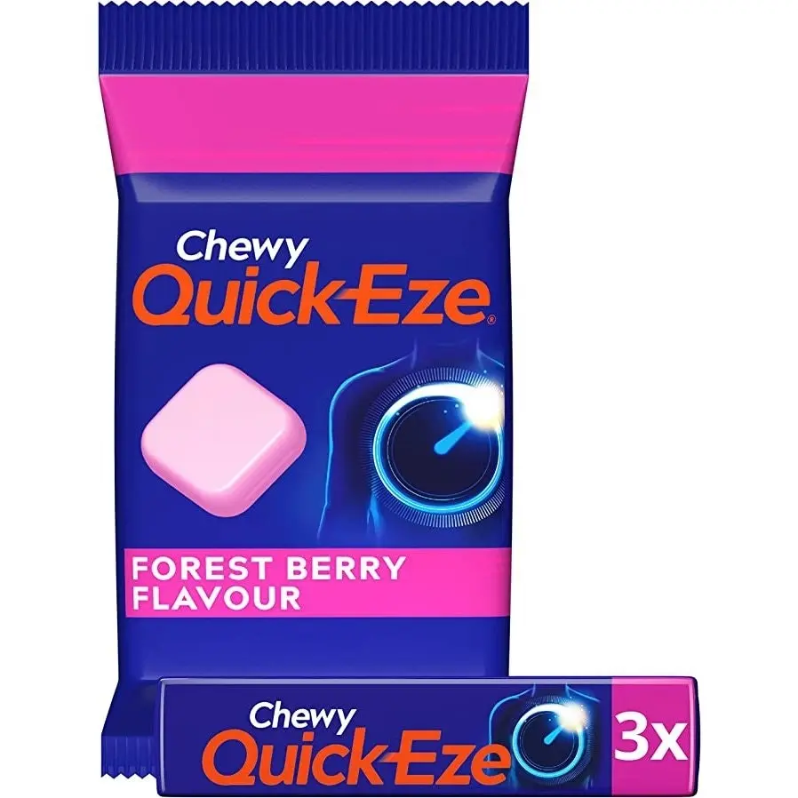 Quick-Eze CHEWY SUGAR FOREST BERRY MP 24TAB 120g