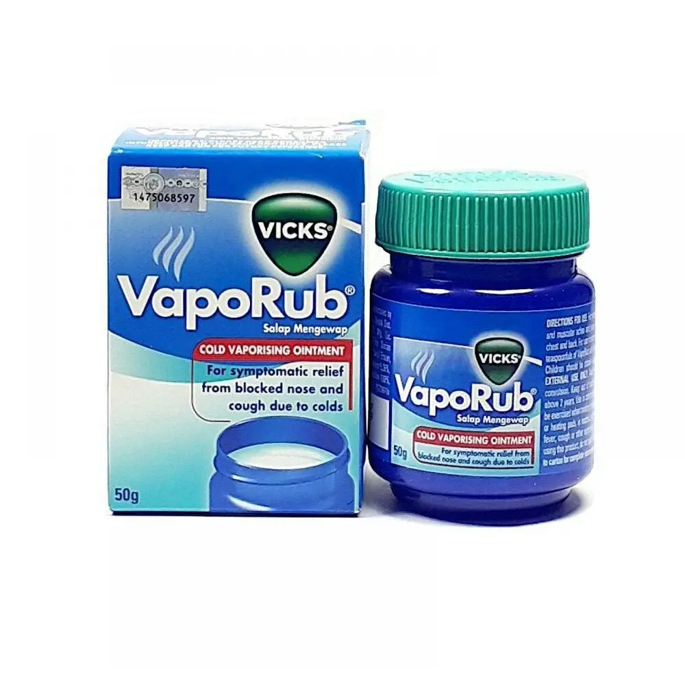 Vicks VapoRub Ointment Decongestant Chest Rub 50g