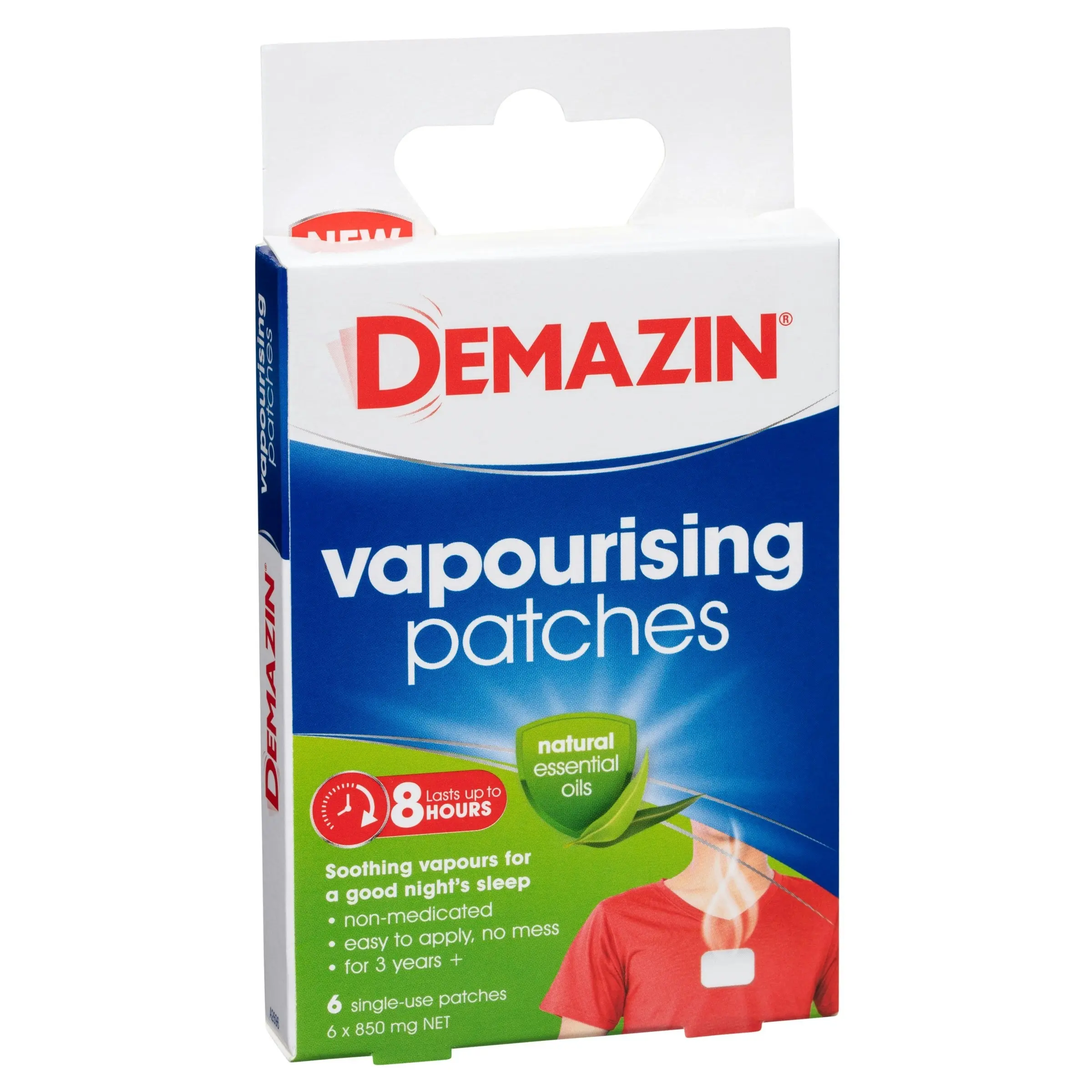 Demazin Vapourising Patches 6 Pack