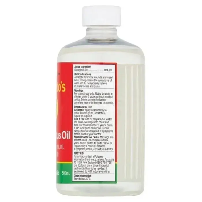 Bosisto's Eucalyptus Oil 500ml