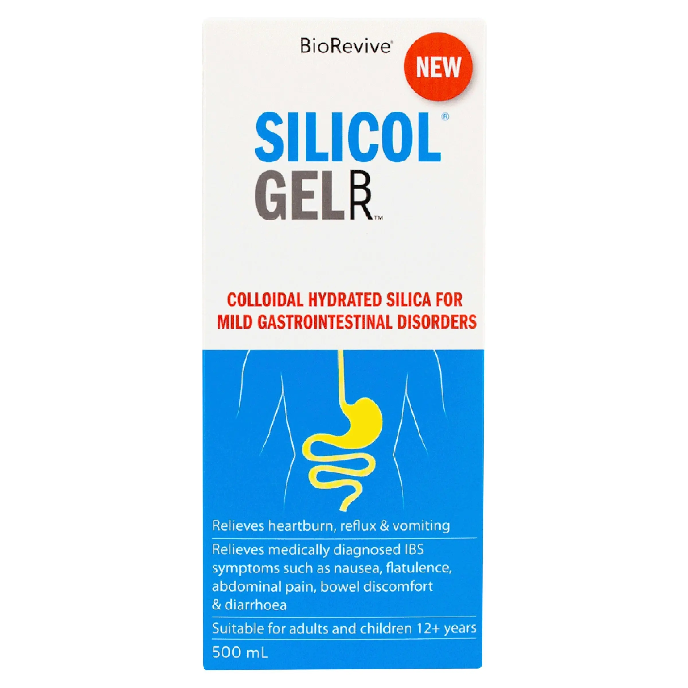 BioRevive Silicolgel Ibs and Heartburn Relief 500ml