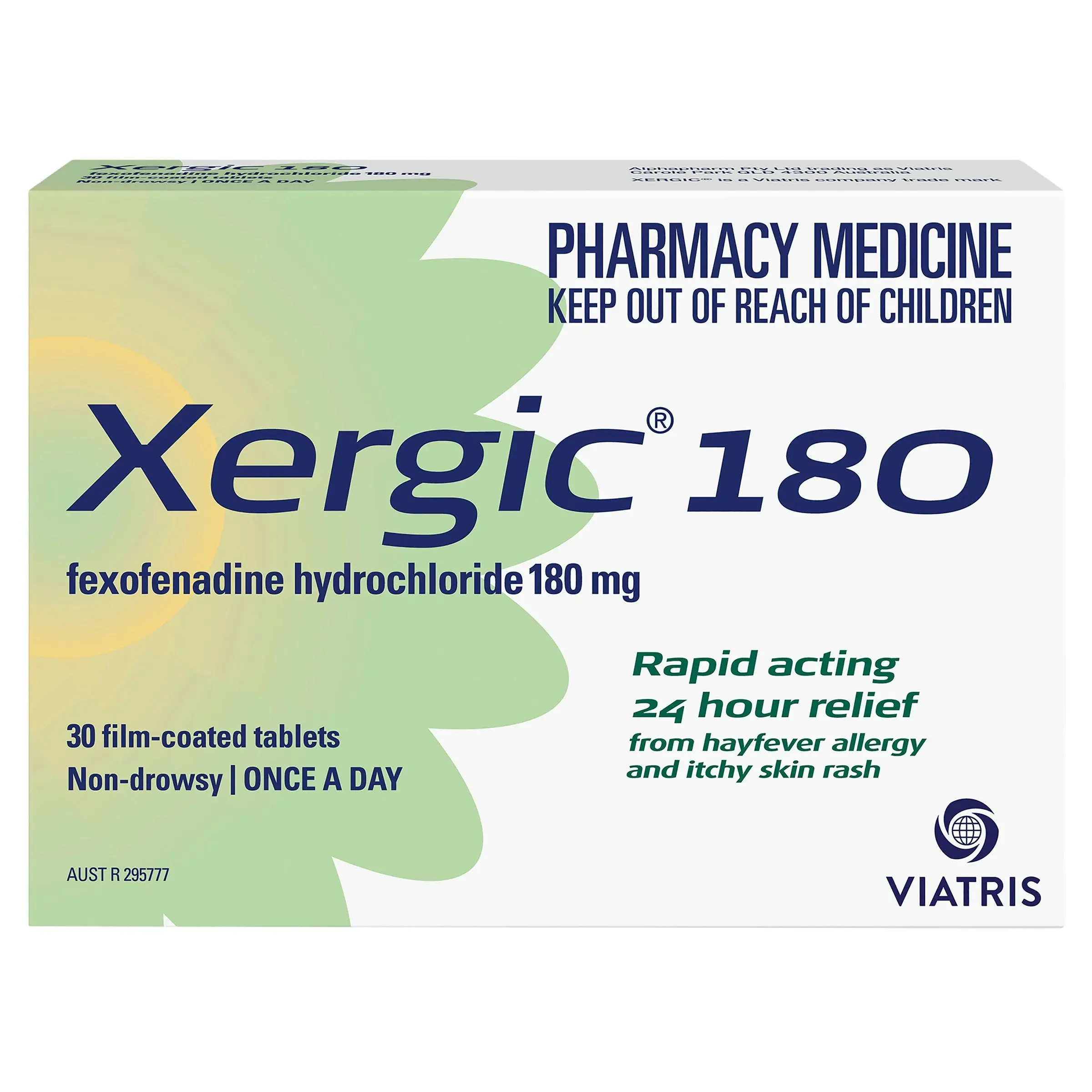 Xergic 180mg 30 Tablets