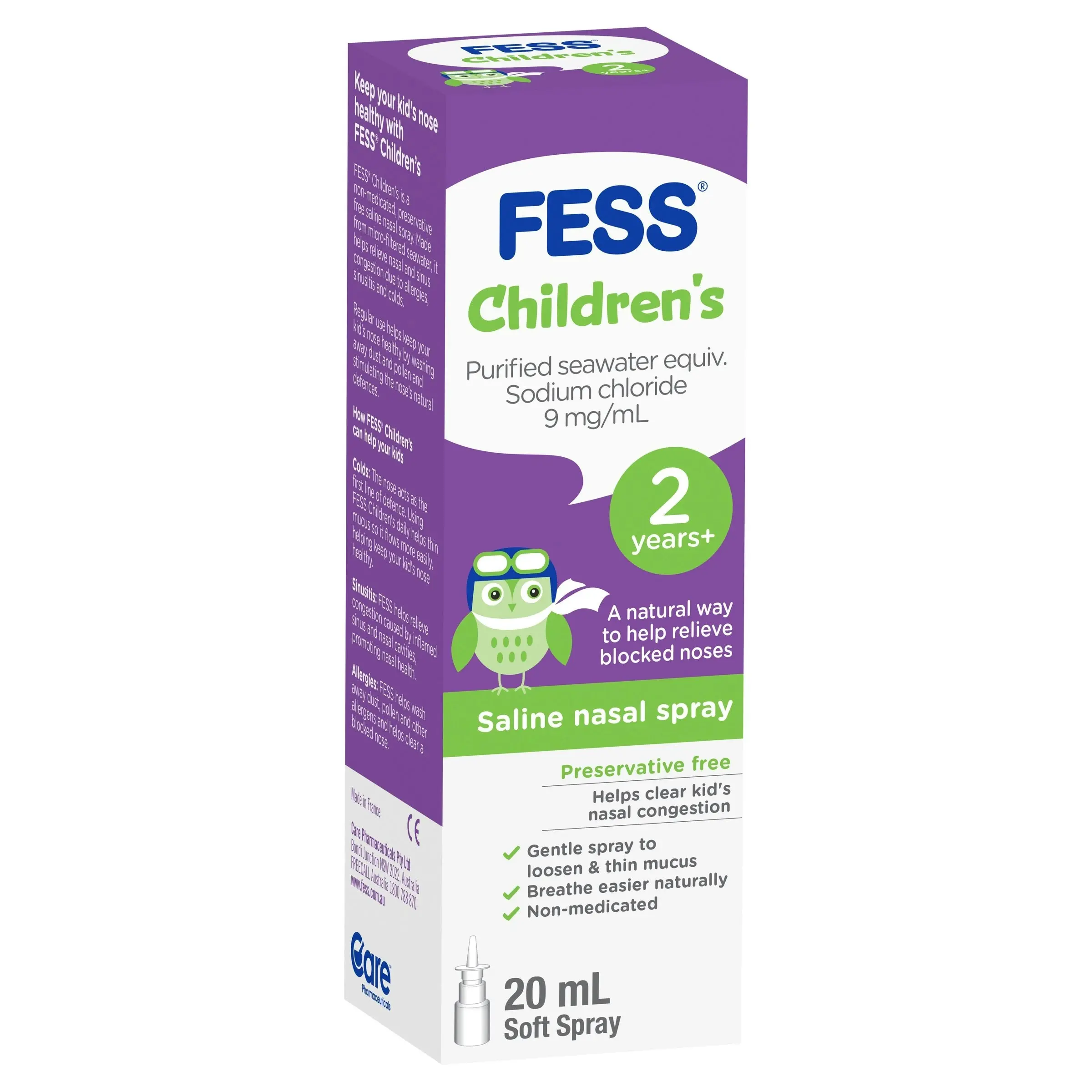 FESS Children's Nasal Spray 20ml