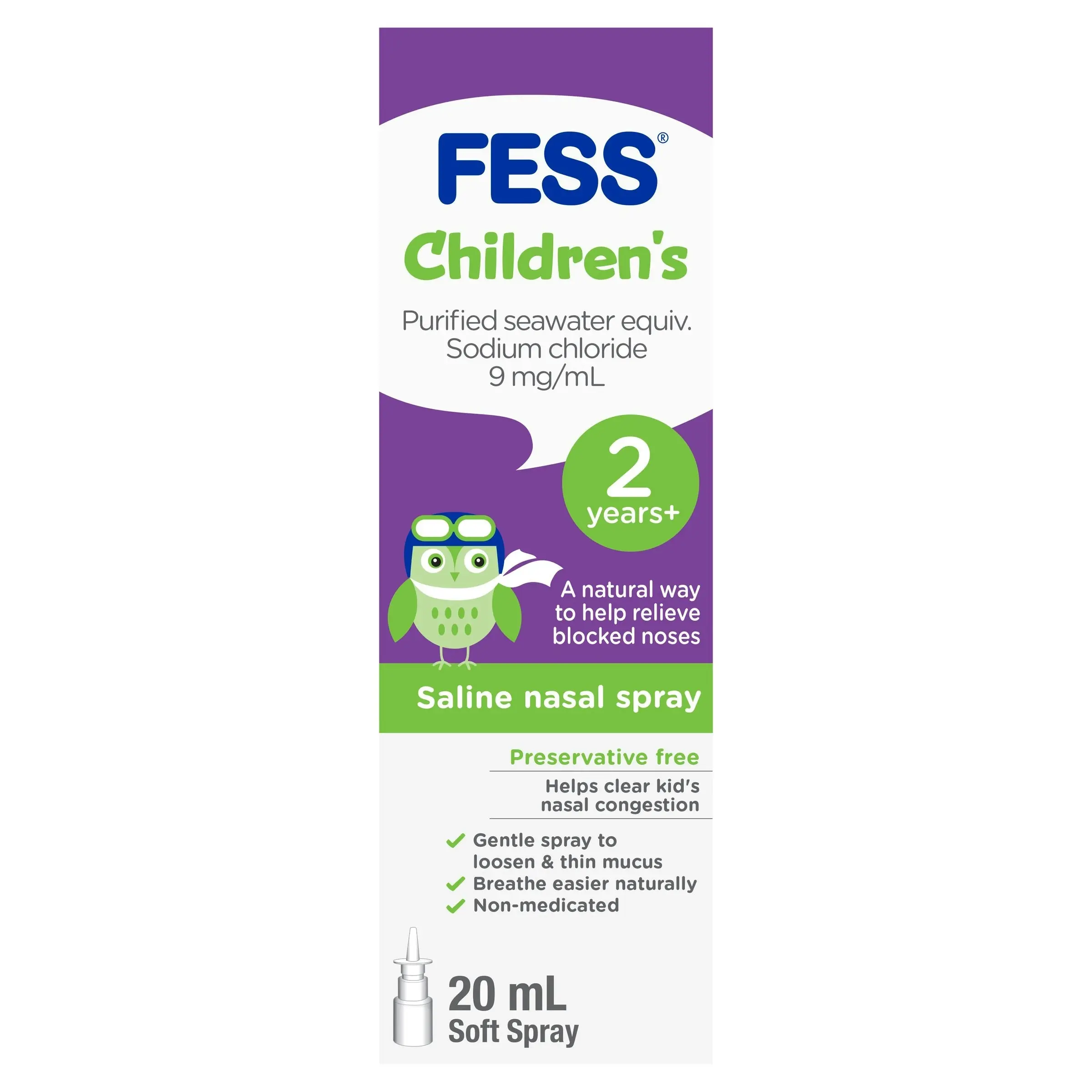 FESS Children's Nasal Spray 20ml