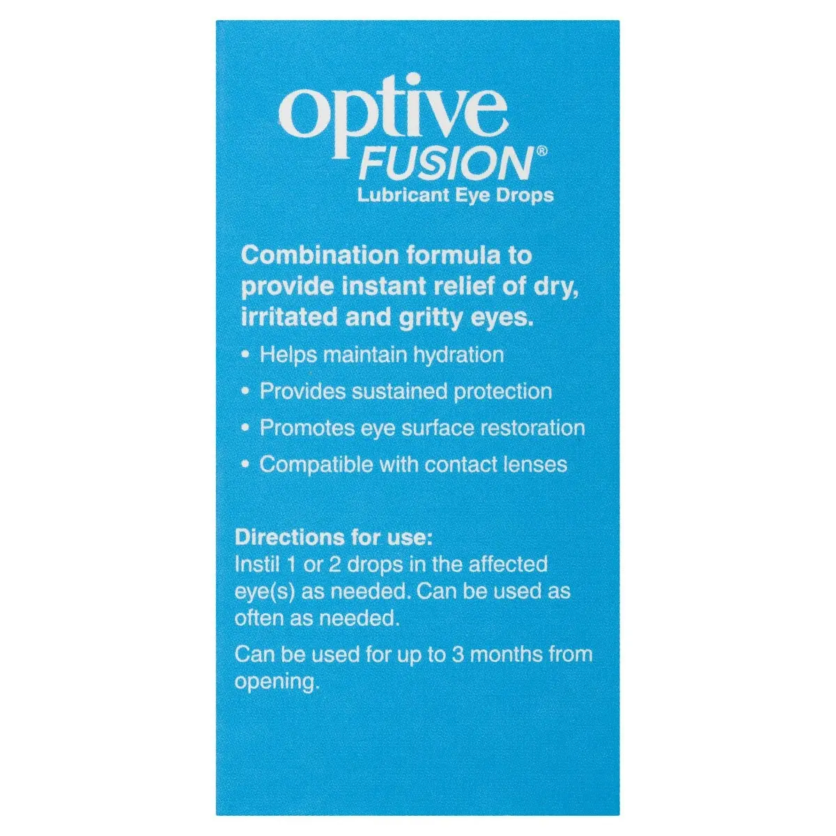 OPTIVE Fusion Eye Drops 10ml