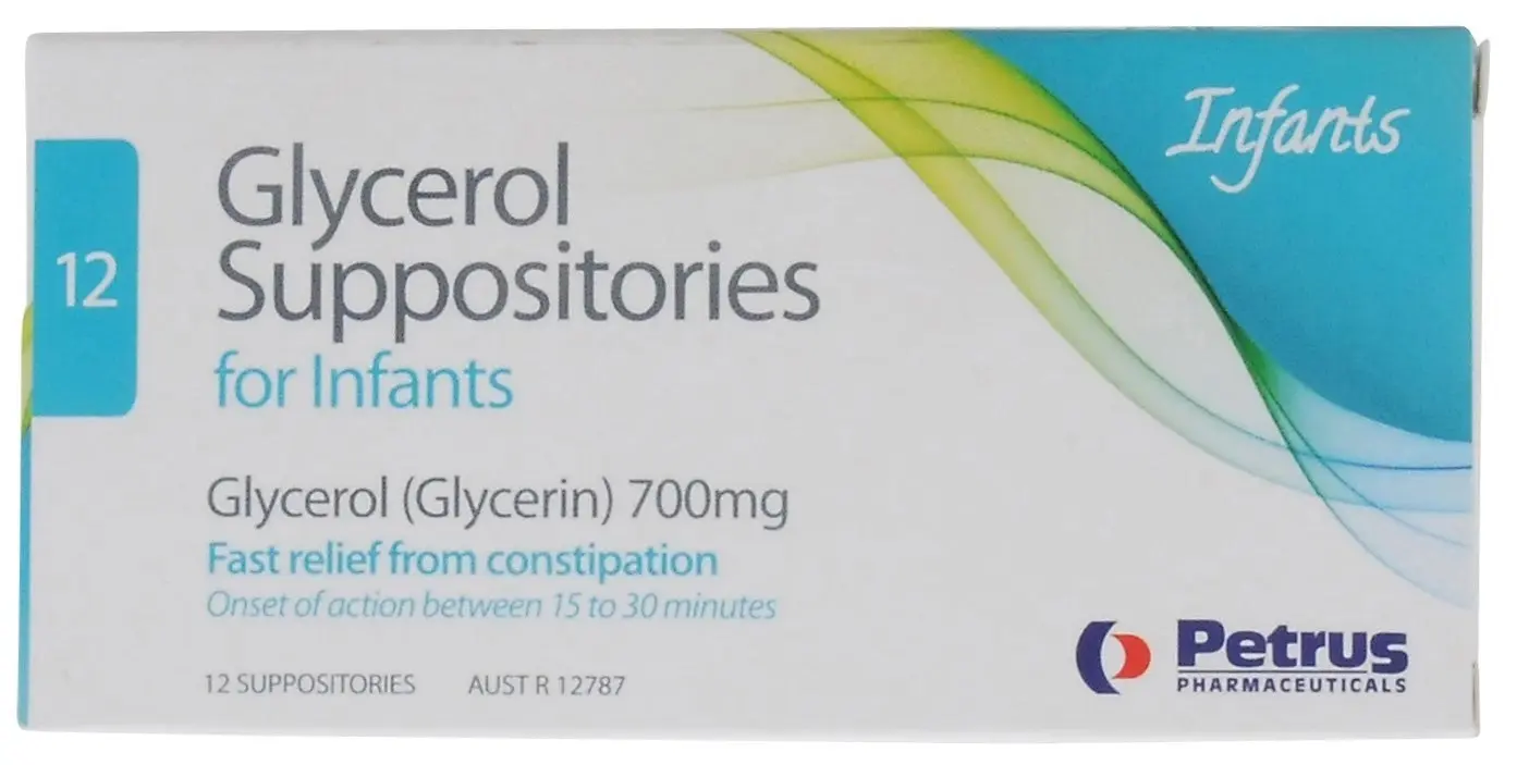 GLYCEROL Suppositories Infant 12PK