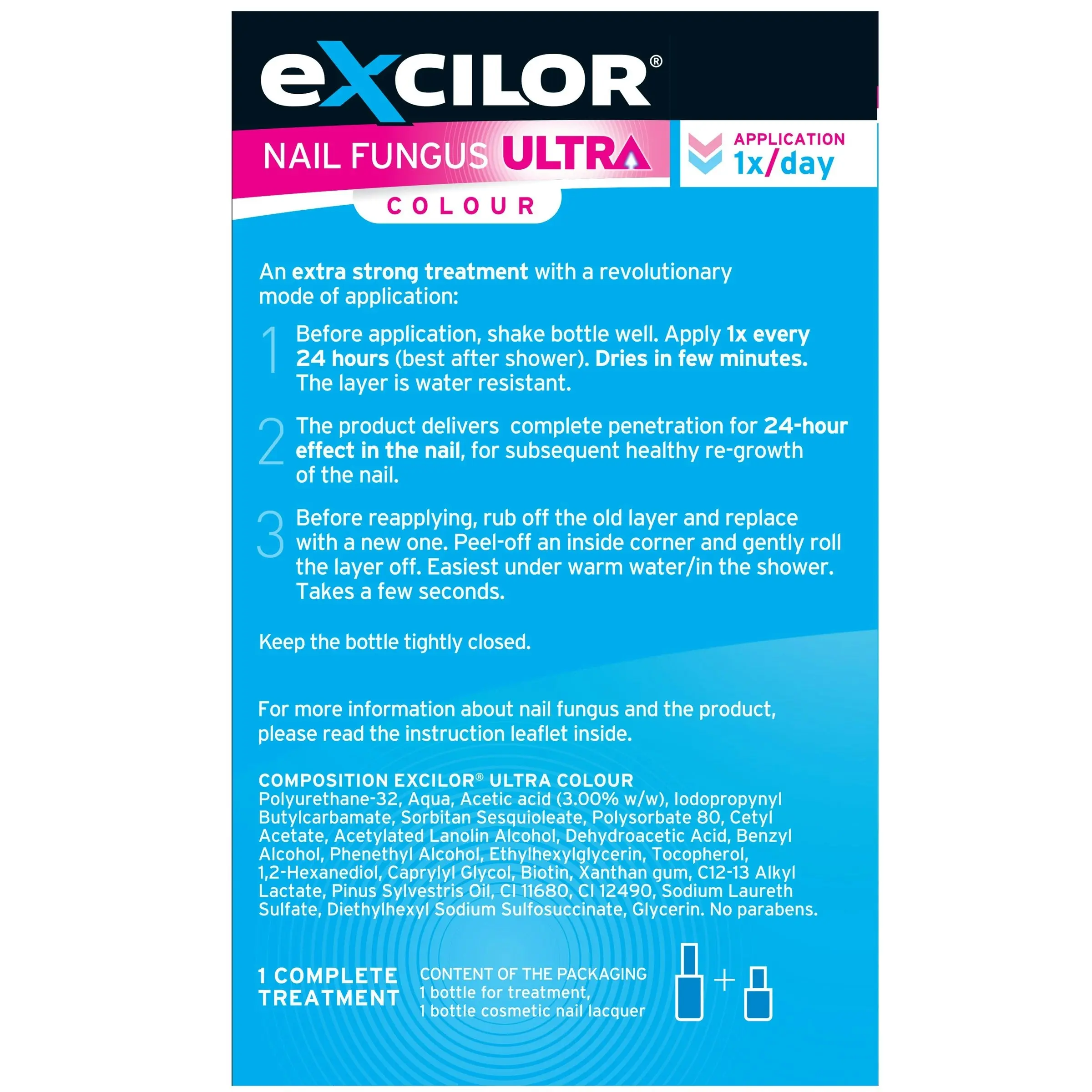 Excilor Ultra Fungal Nail Treatment Colour Red 30ml