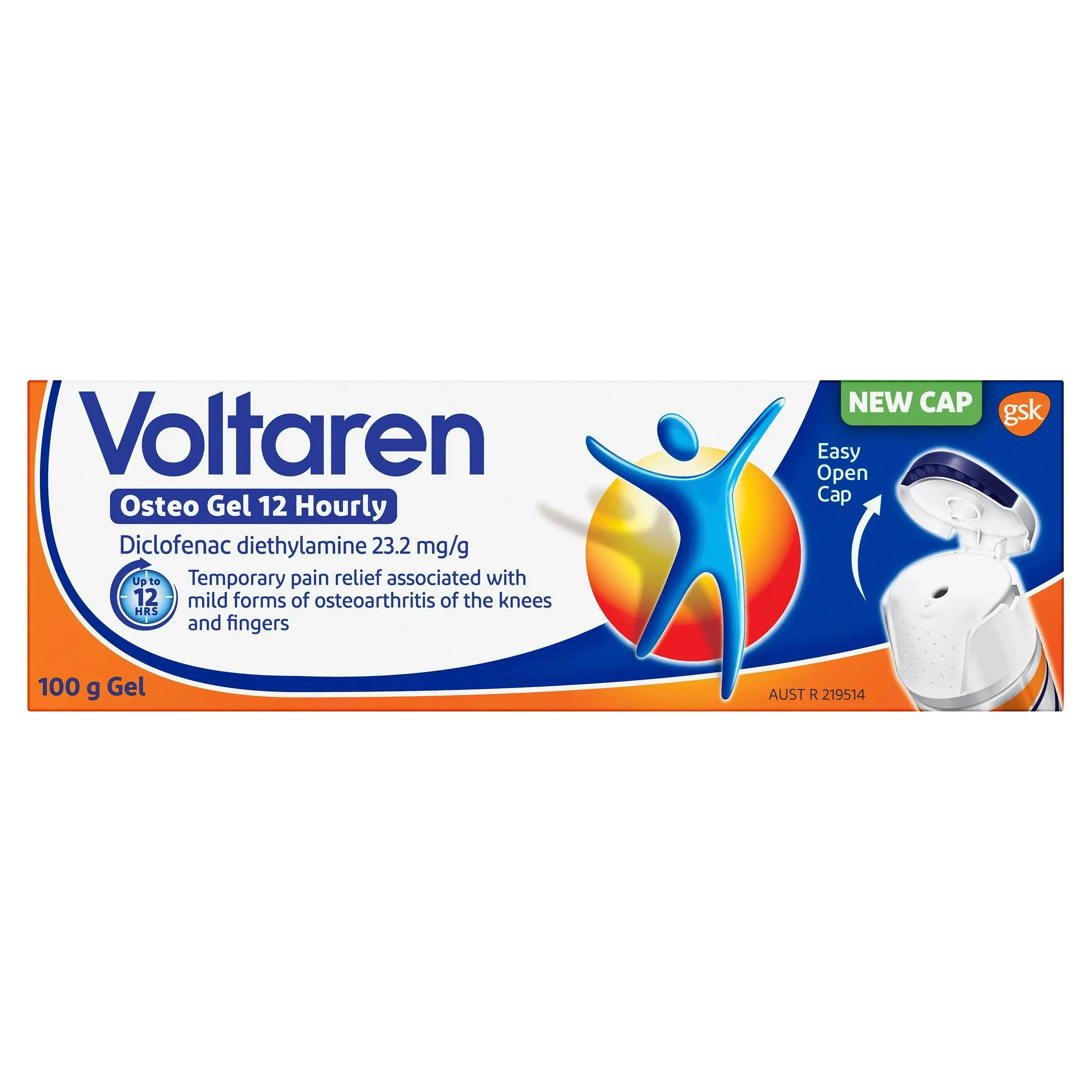 Voltaren Osteo Gel Osteoarthritis 12 Hour Pain Relief 100 g