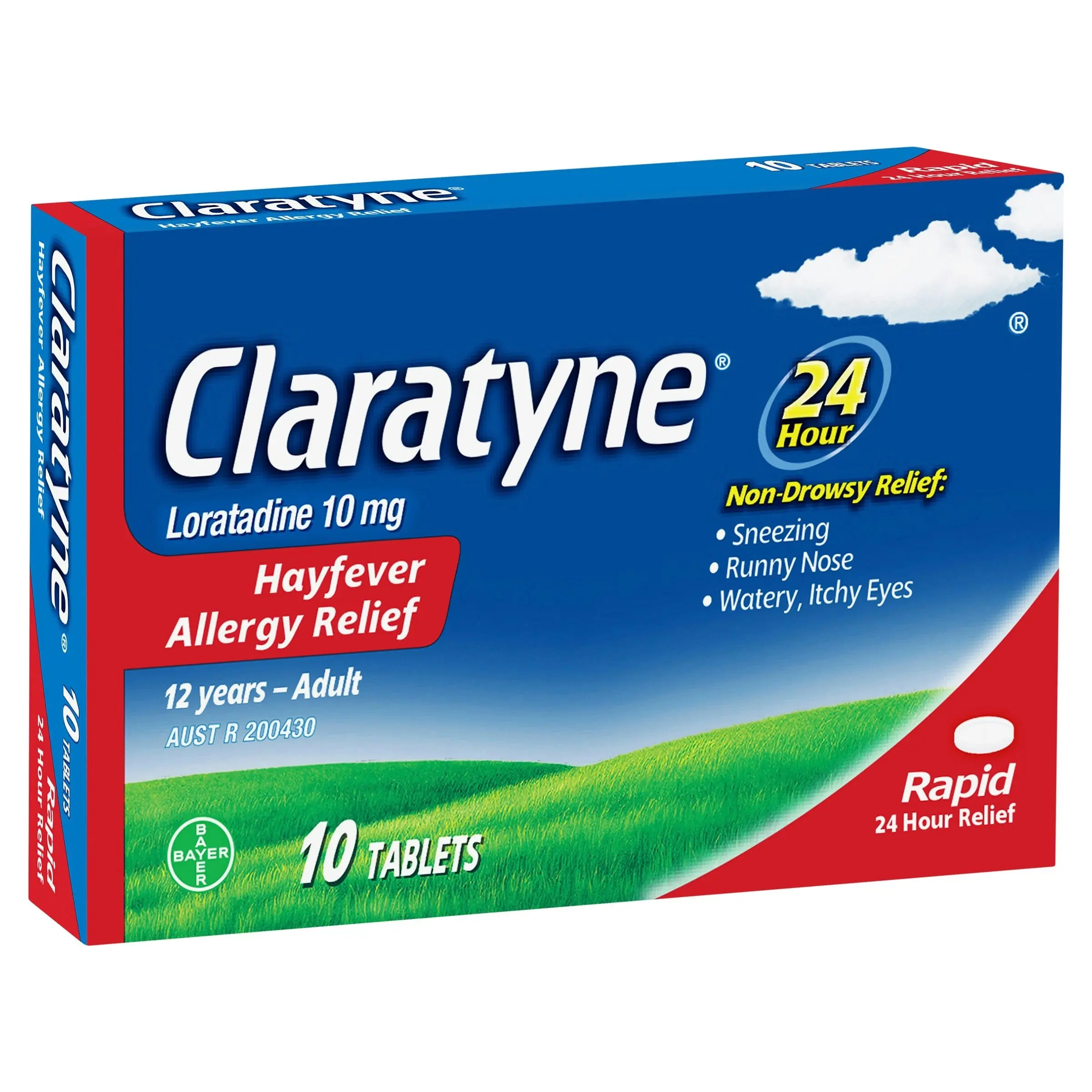 CLARATYNE Hayfever Allergy Relief Antihistamine 10 Tablets