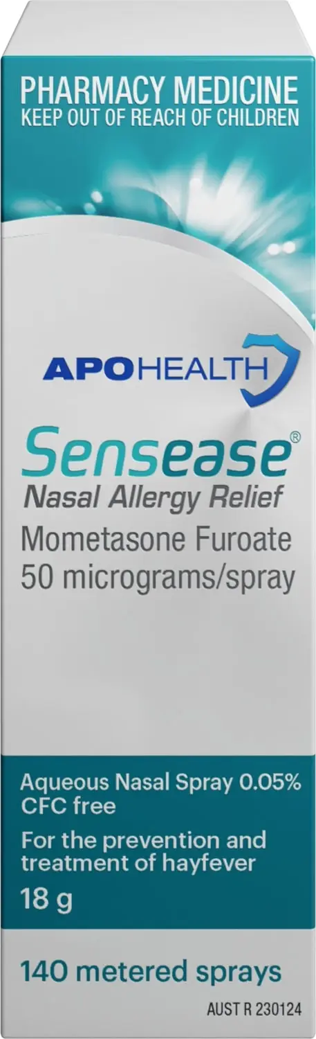 Apohealth SENSEASE Allergy Nasal Spray X 140 Dose (Mometasone) (Generic for Nasonex Allergy)