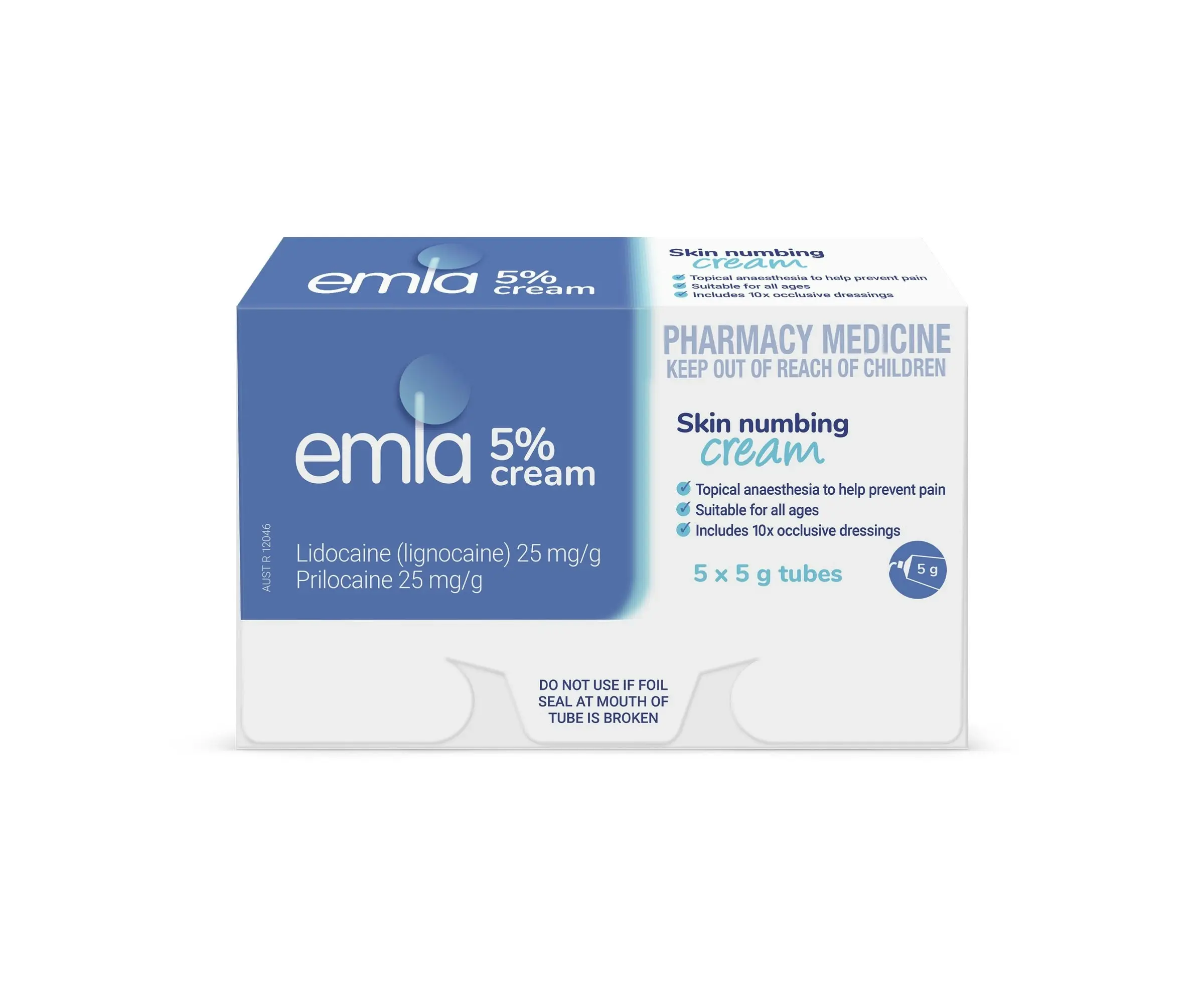 Emla 5% Patch 2pk