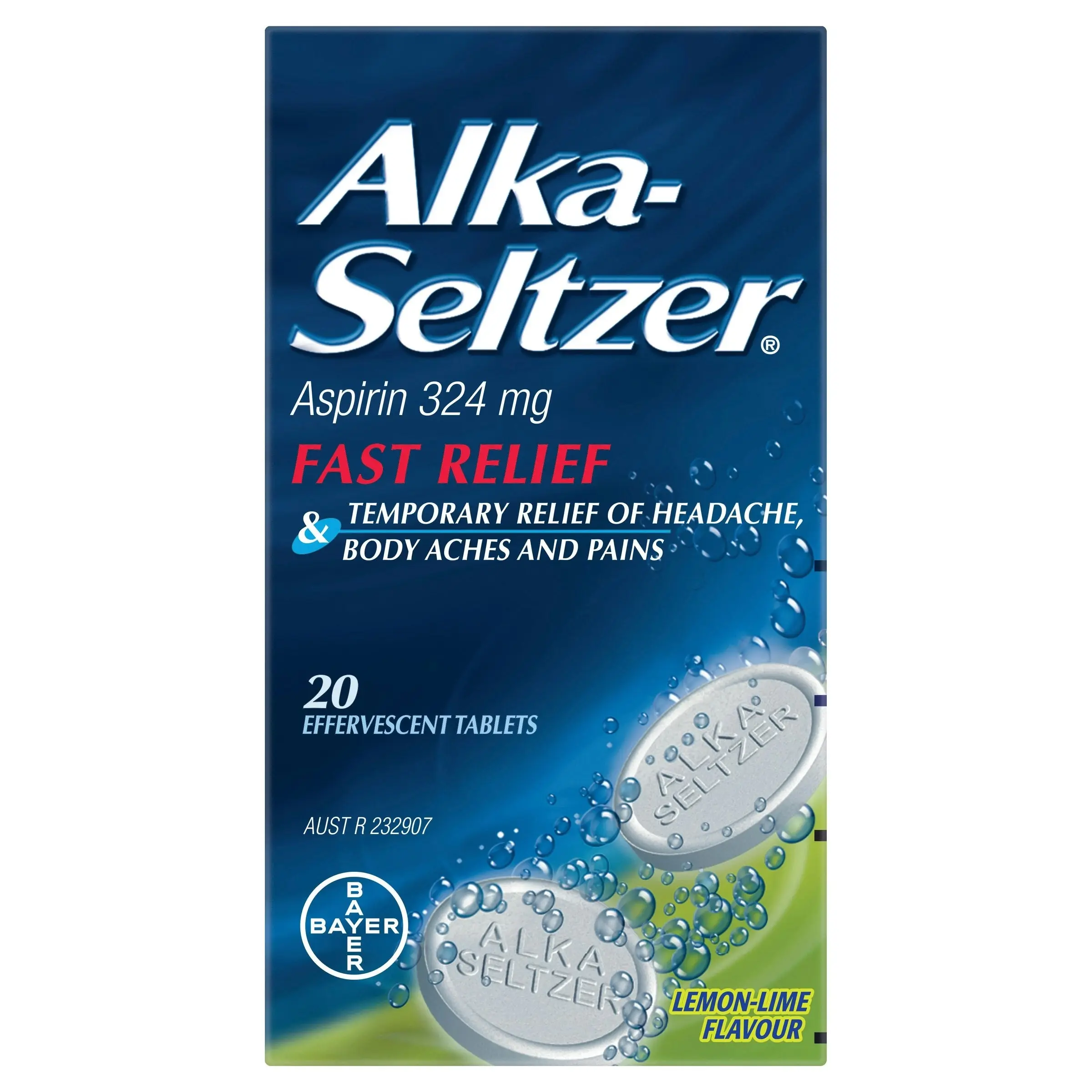 Alka-seltzer Lemon-lime Effervescent 20 Tablets