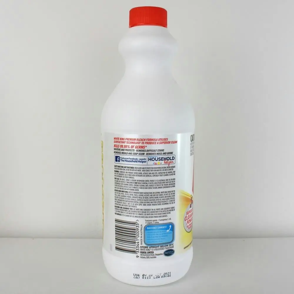 White King  Premium Liquid Bleach Lemon 1.25l