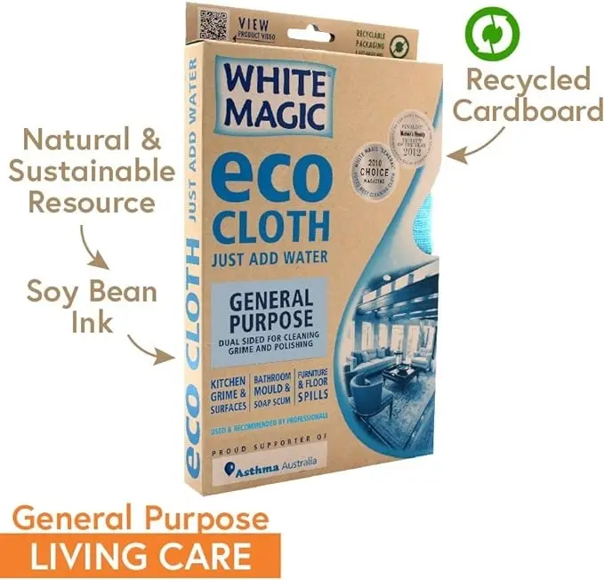 White Magic Eco MicroFibre General Purpose 1Pk