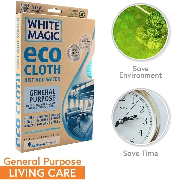 White Magic Eco MicroFibre General Purpose 1Pk