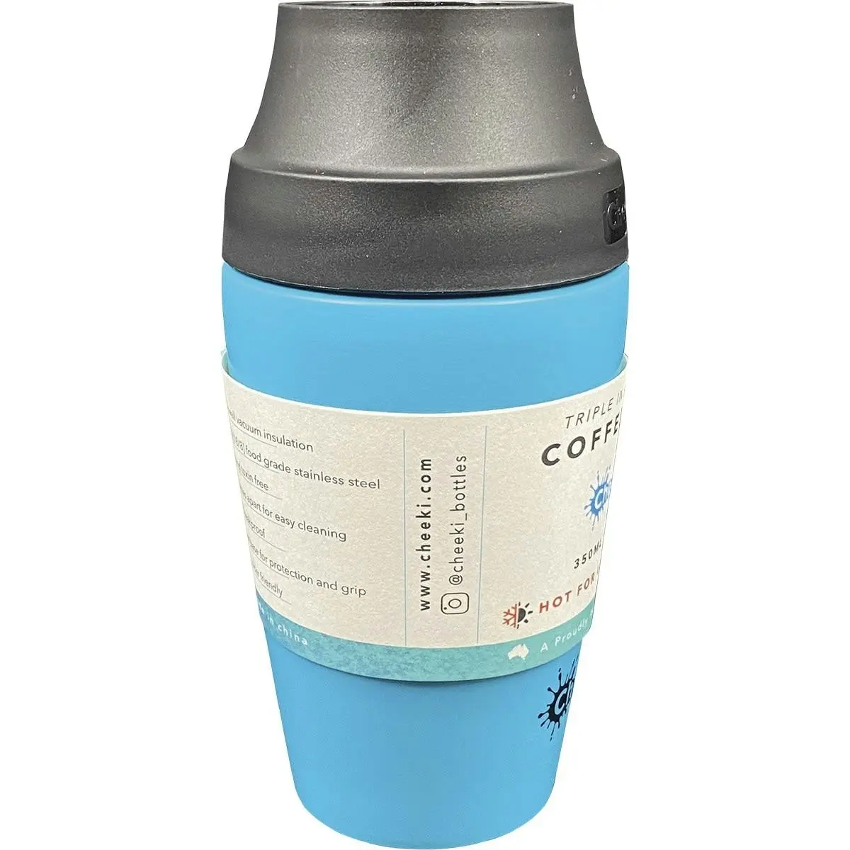 Cheeki Coffee Mug Aqua 350ml