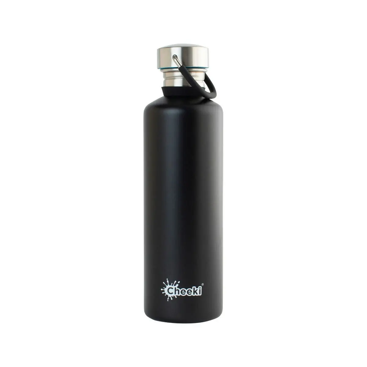 Cheeki Stainless Steel Bottle Matte Black 750ml