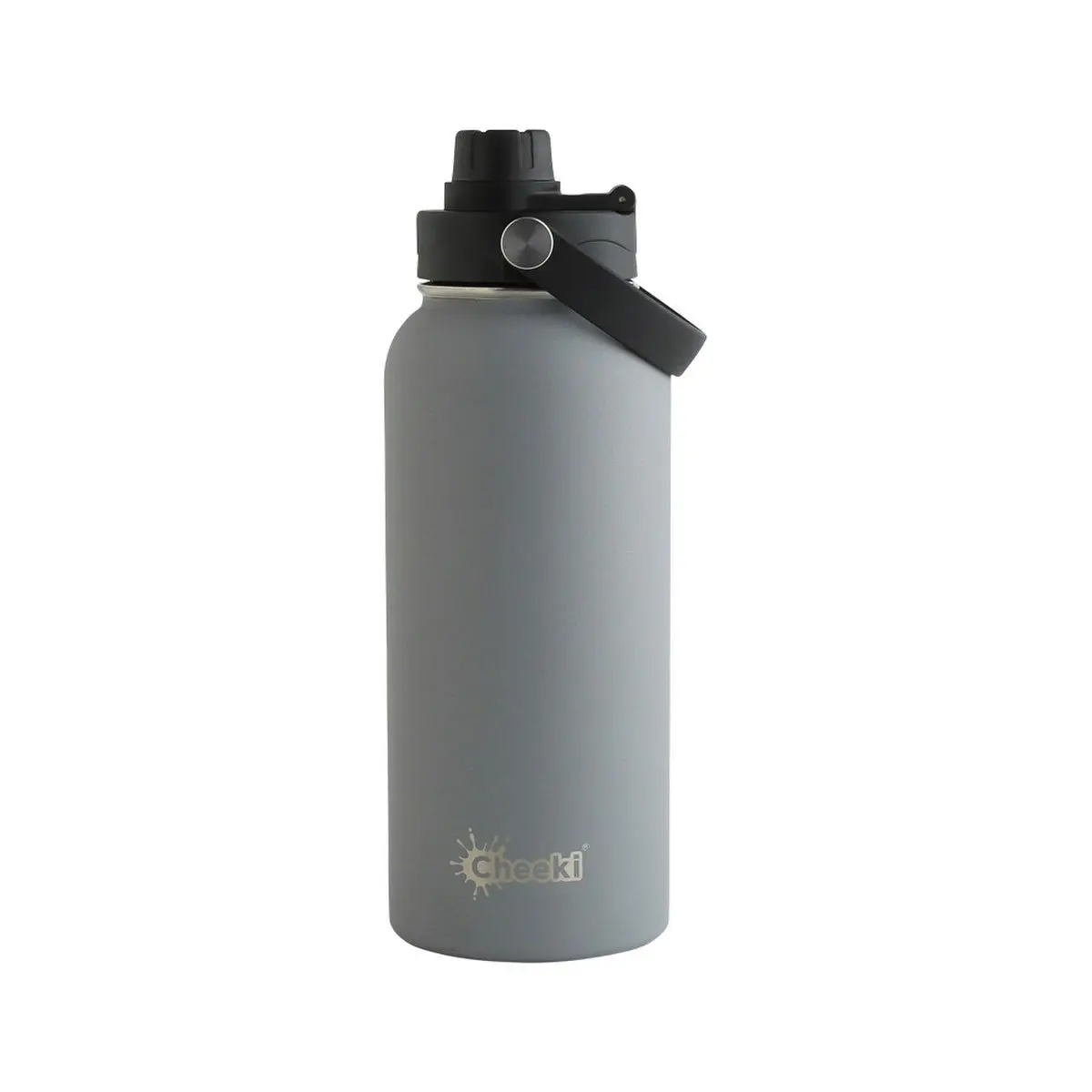 Cheeki Stainless Steel Bottle - Adventure Insulated - Slate 1 Litre