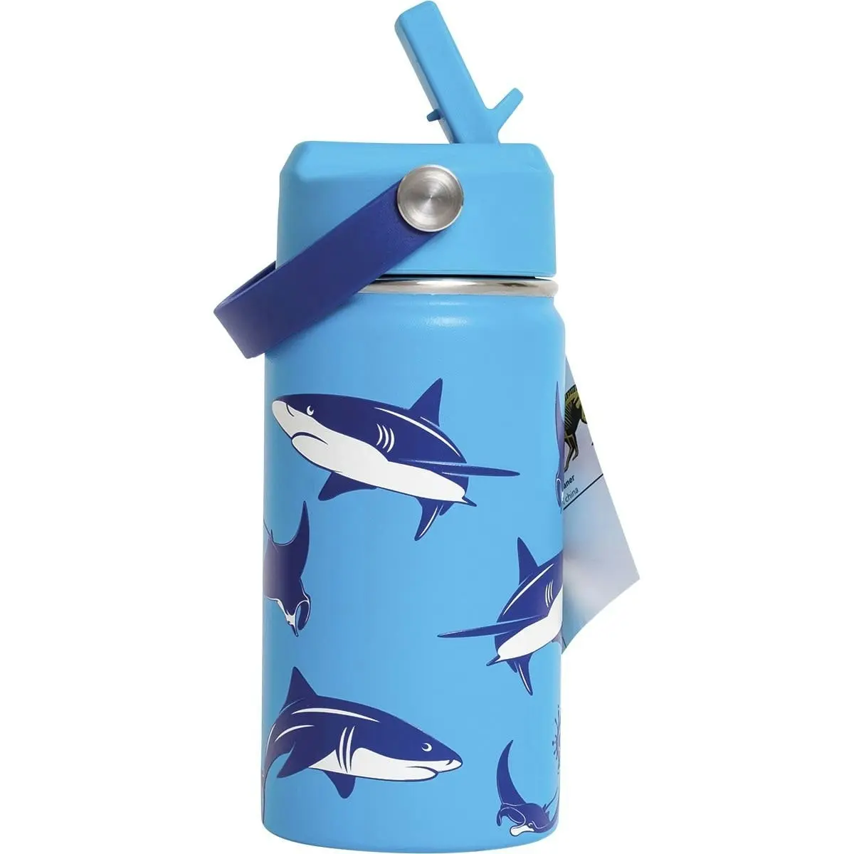 Cheeki Kids Bottle Insulated Sharks 400ml