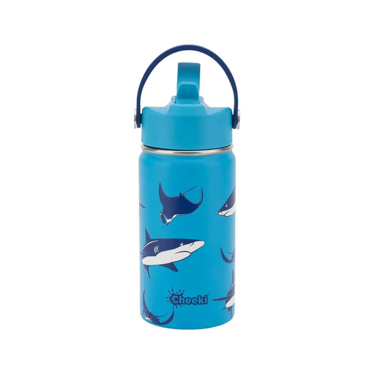 Cheeki Kids Bottle Insulated Sharks 400ml