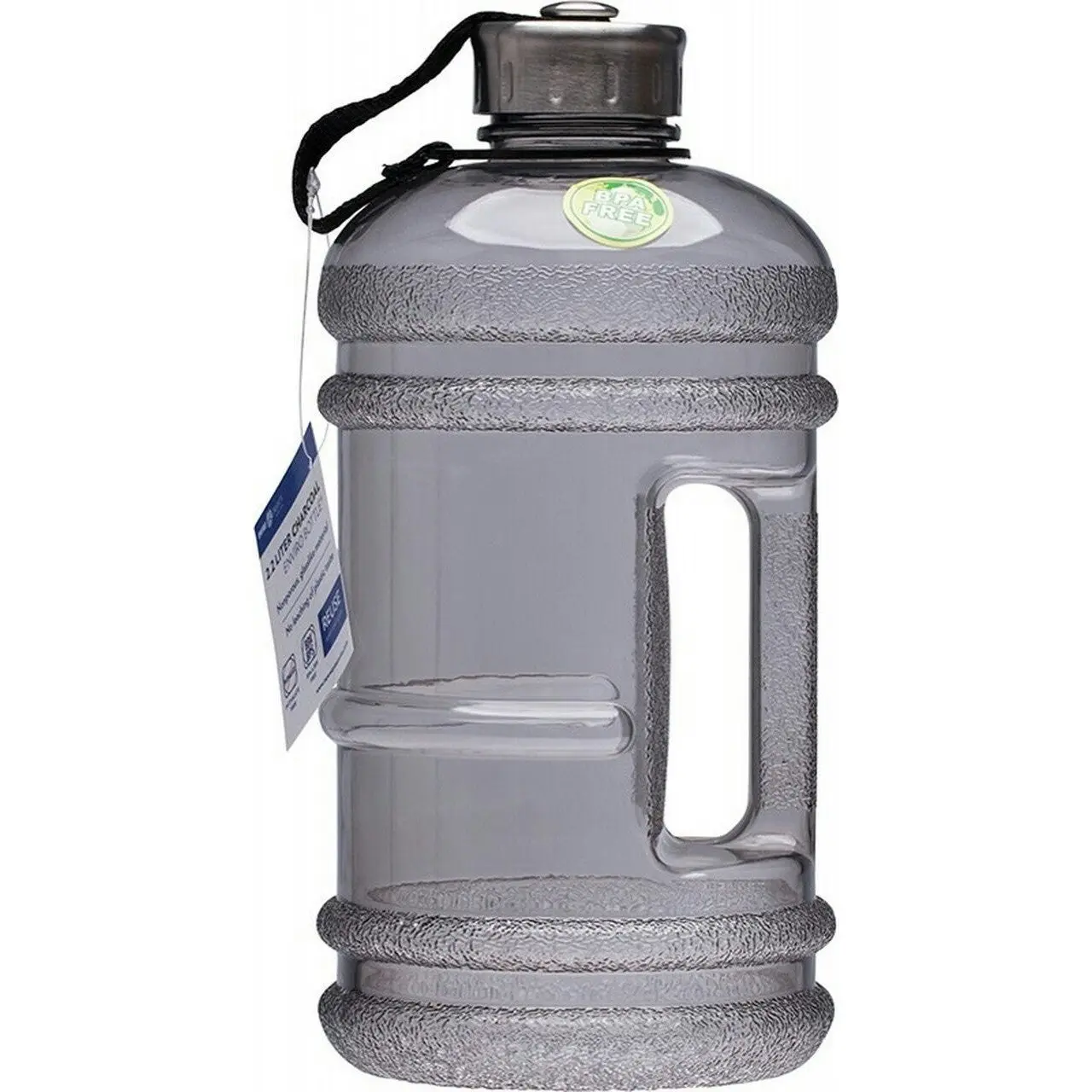 Enviro Products Drink Bottle Eastar BPA Free - Charcoal 2.2L